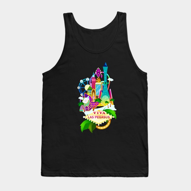 Viva Las Pegasus Tank Top by Ilona's Store